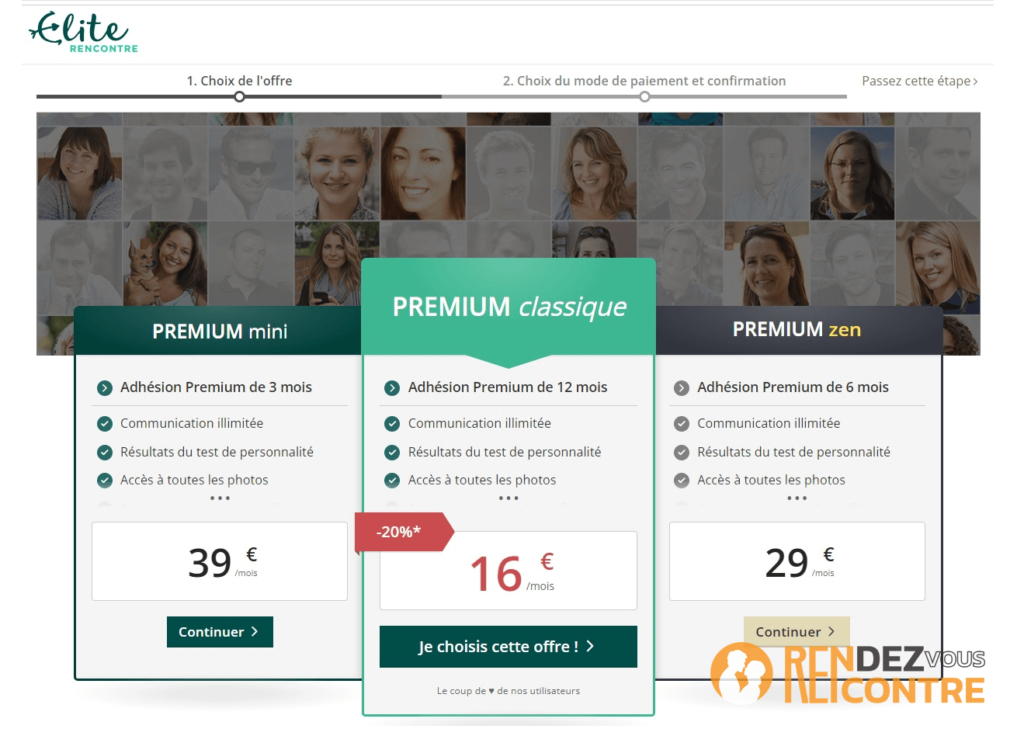offre abonnement elite rencontre