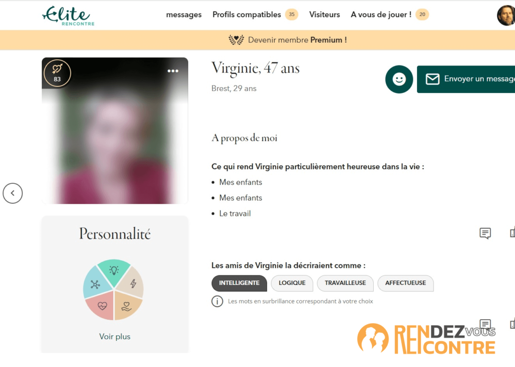 profil femme celibataire elite rencpntre